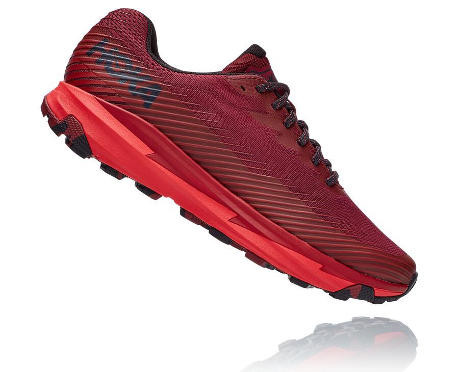 Zapatillas Trail Hoka One One Hombre - Torrent 2 - Rojas - OWI542198